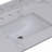 Bathroom Sink Rectangle Deep Bowl Pure  Porcelain Ceramic Lavatory Vanity Sink Basin With Overflow