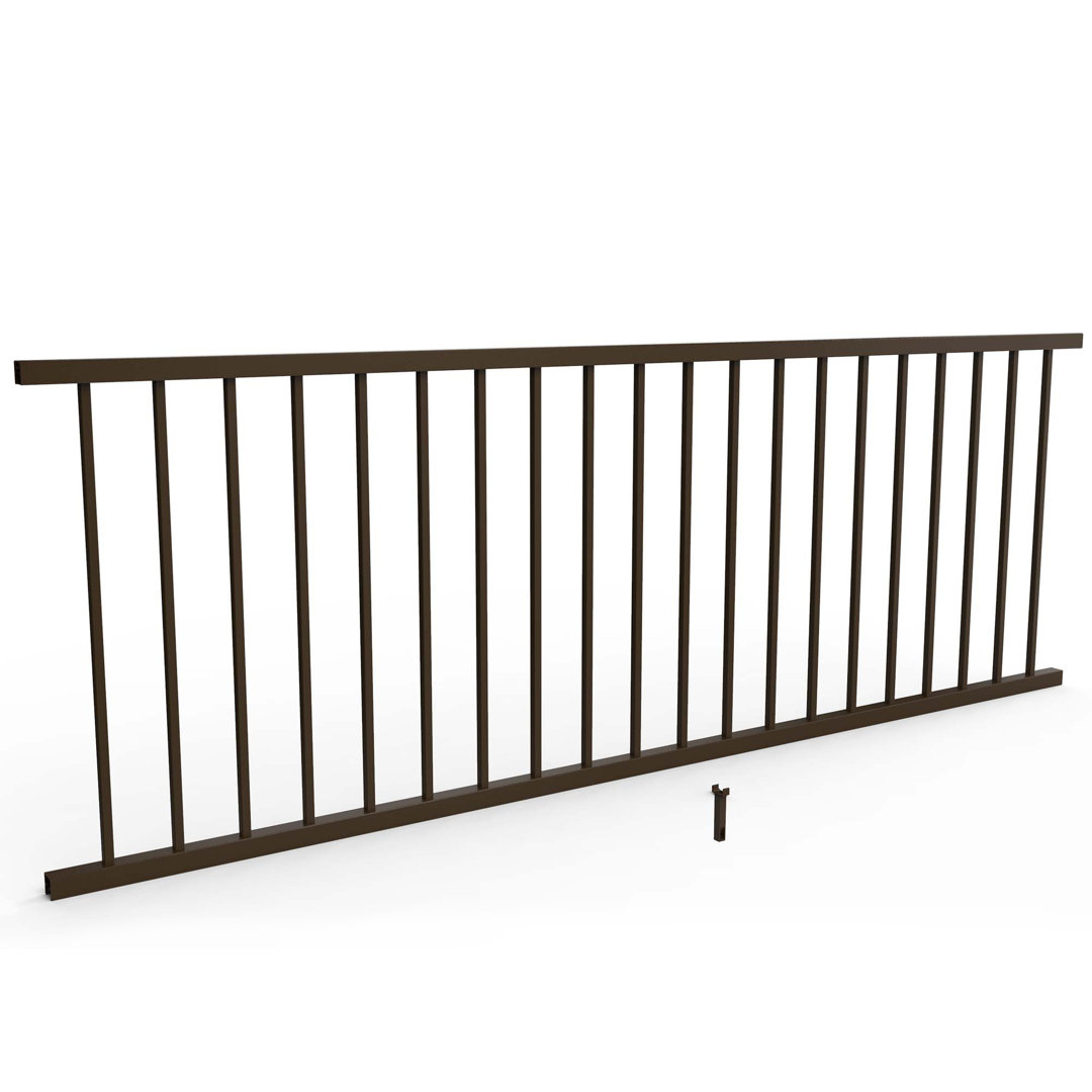 Inspire Railing 32.5-in H Aluminum Level Panel Fortress Building Products 