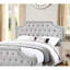 Mobilier de chambre à coucher gris capitonné américain-114223216