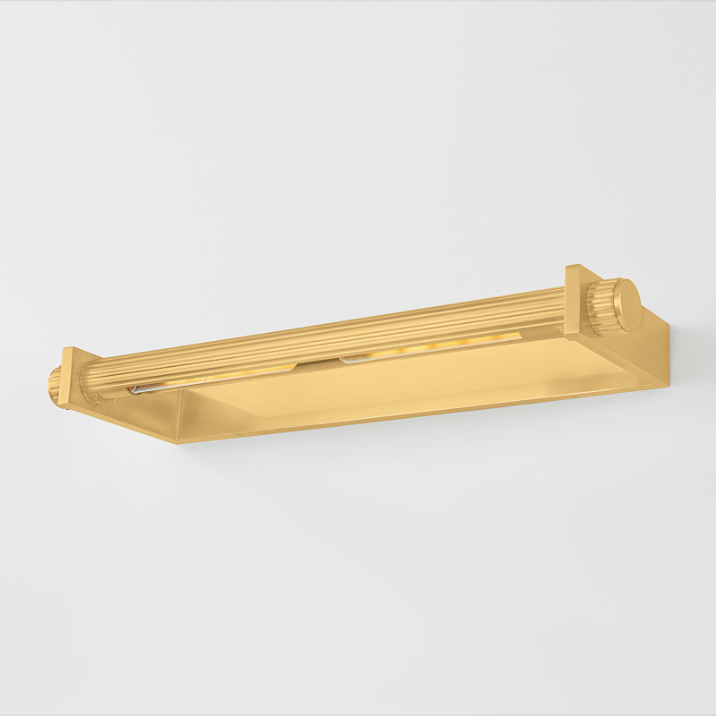 Judd Picture Light in , 2.5" H x 26.5" W x 26.5" D, Aged Brass
