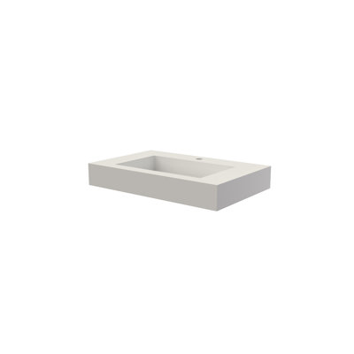 Meuble-lavabo de salle de bain en résine à surface solide, durable et résistant aux taches | Idée de cadeau