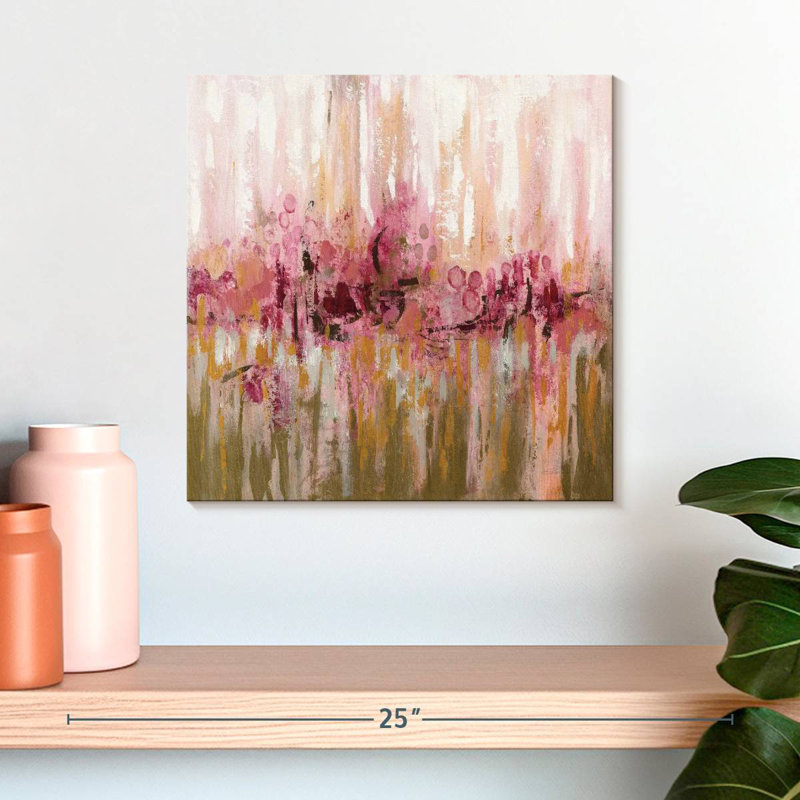 Pink Reflections, 16" H x 16" W