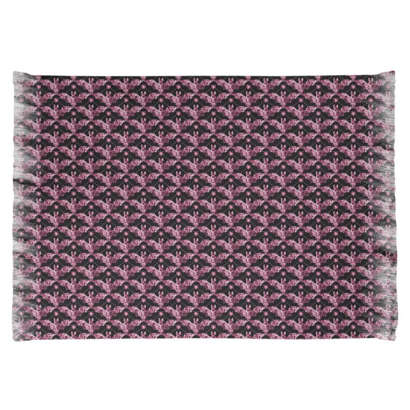 Tapis rose/noir pour salle florale Mcguigan, Non