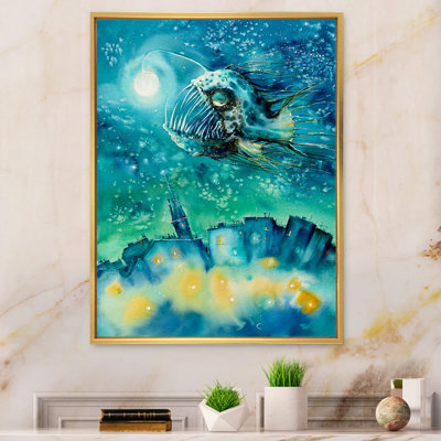 Frightening Sea Creature Angler Fish " Frightening Sea Creature Angler Fish "