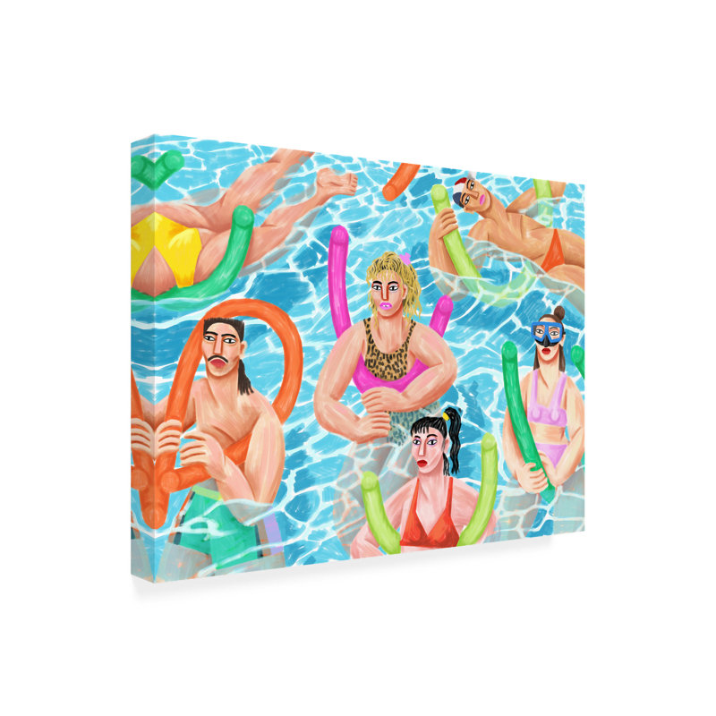 Art sur toile, "Bachelor", H 14 po x l 19 po