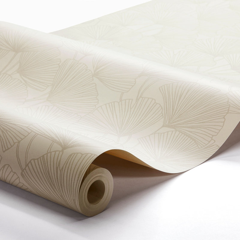 Boråstapeter Ginkgo Wallpaper, Beige