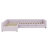 L-Shaped Upholstered Daybed with Trundle Bed & Storage Drawer-129521523