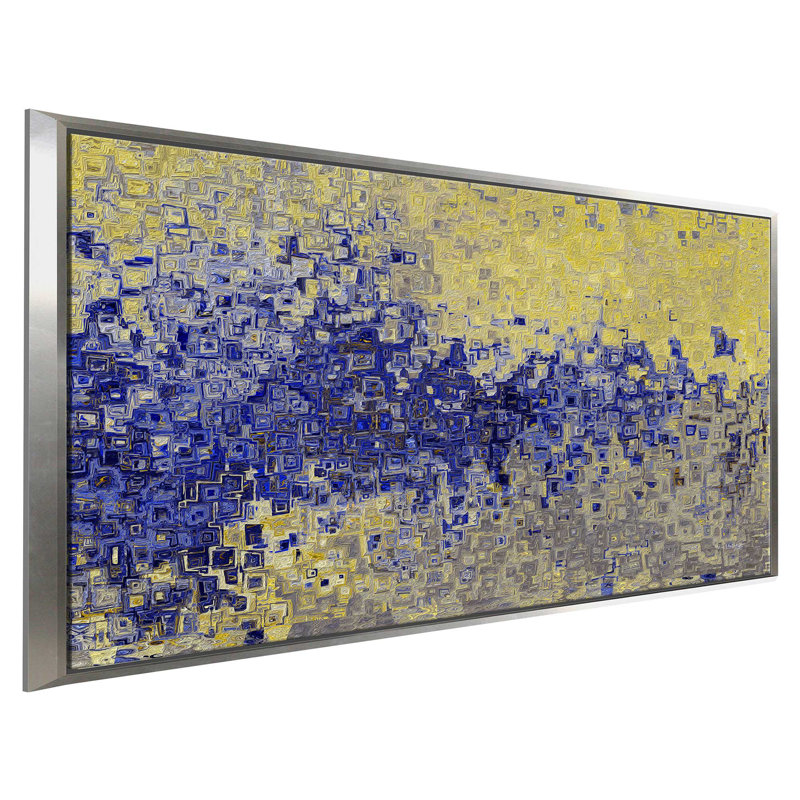Psaumes 73:25 My Only Desire - Peinture, H 21,5 po x l 33,5 po x P 2 po, Cadre flottant argent