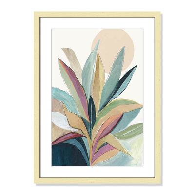 Byer "Sunny Bright Leaves I" Print by Asia Jensen