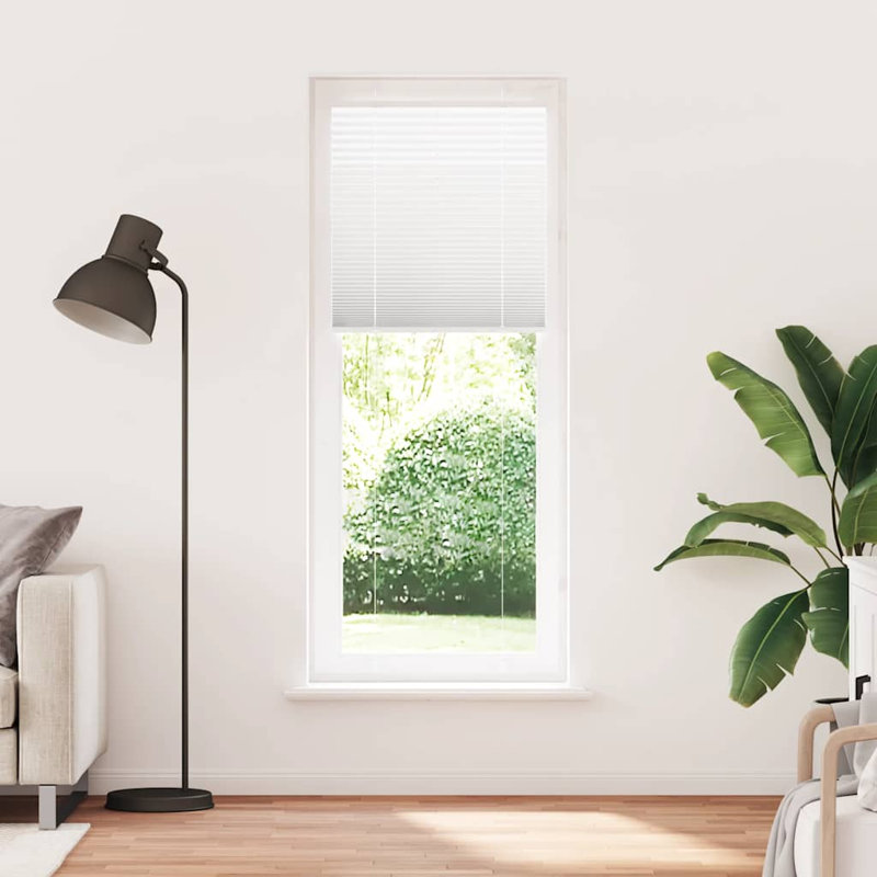 Room Darkening Pleated shade, White, 70cmW x 200cmL