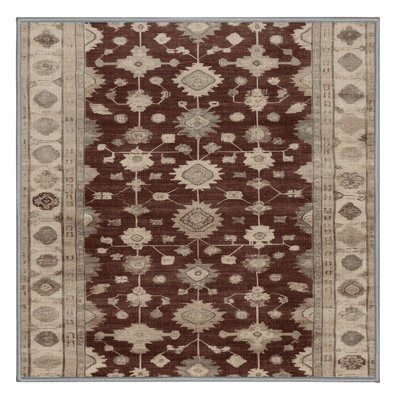 Machine Washable Overdyed Gray Area Rug