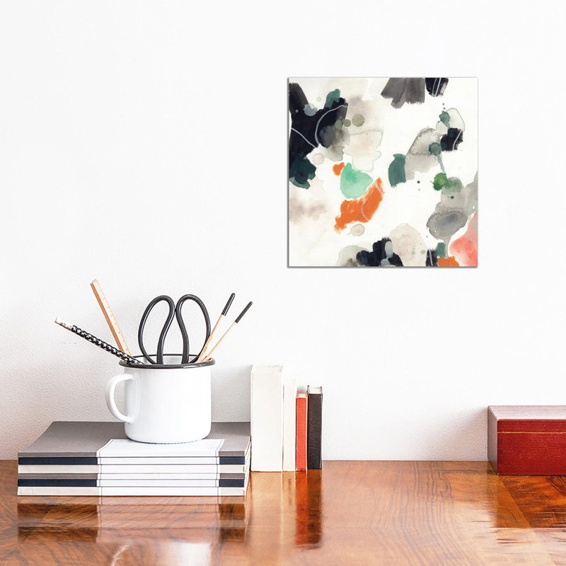Terra Tone I by June Erica Vess - Wrapped Canvas Painting, 30.48 cm H x 30.48 cm W