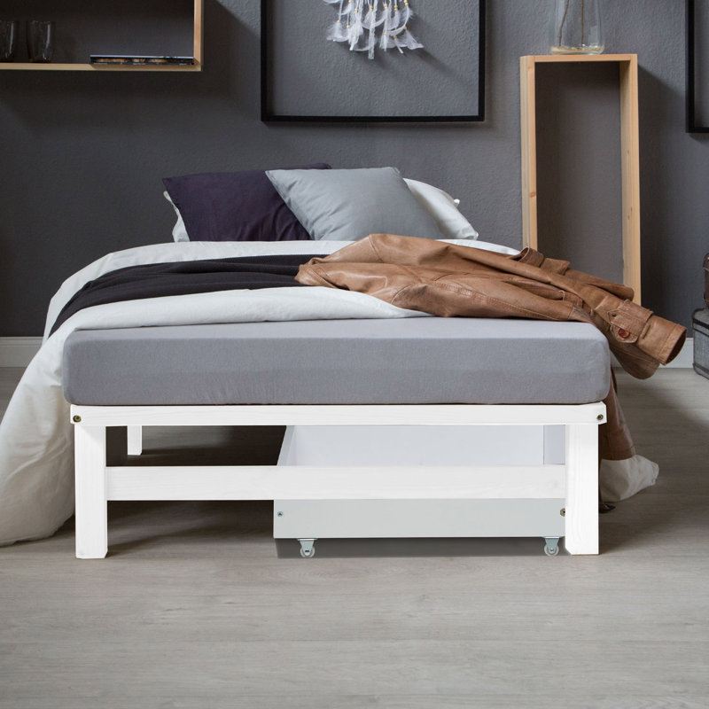 Pallet Bed with Bed Box, European Single (90 x 200cm)