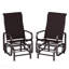 Ensemble de chaises hautes et chaises longues coulissantes pour l'extérieur
