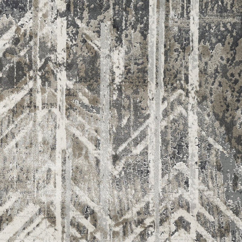 Tapis gris / bleu