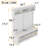 Modern Hallway Hall Tree With Metal Hooks And Storage Space, Multi-Functional Entryway Coat Rack With Shoe Cubbies, White-1972134927