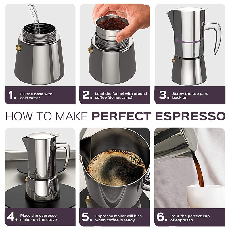 BonVIVO Stovetop Espresso Maker