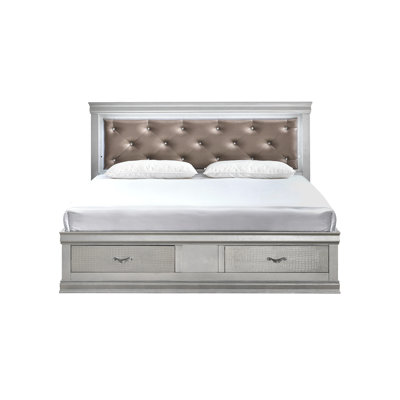 Osya 7518ACBE82E74954A54643AEBF9DFFA2 Full Bed Silver Champagne