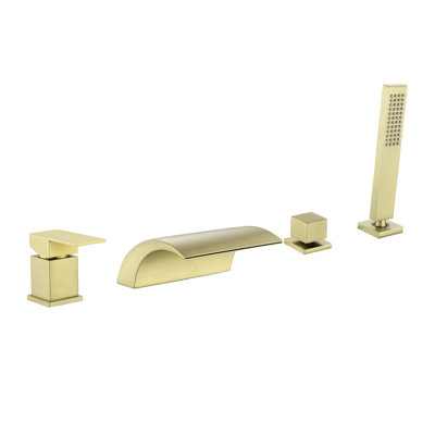 1 Handle Bathroom Waterfall Faucet with Diverter
