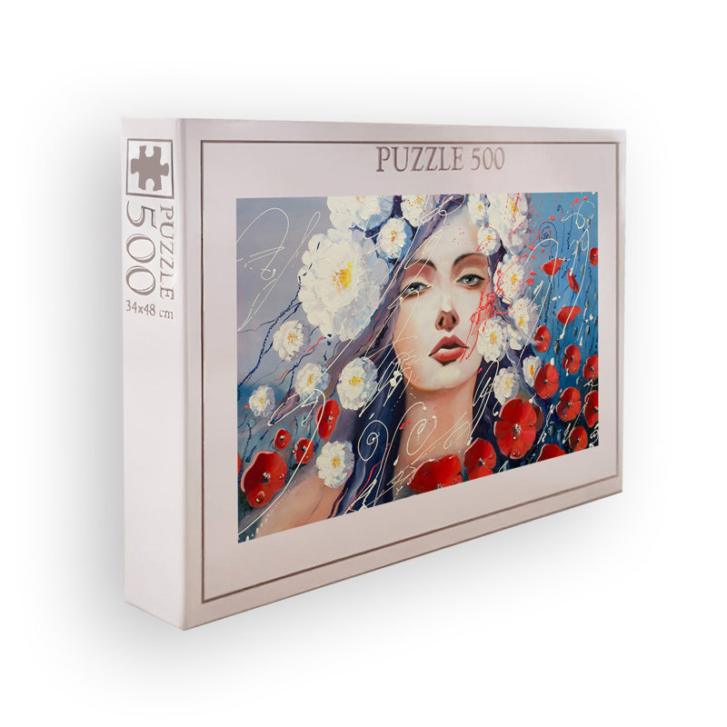 500-Piece Puzzle, 100% Cardboard, 18.9 x 13.4 inches | Box Size: 13.2 x 9.1 x 2.0 inches | Perfect for Family Fun & Relaxation, High-Quality, Durable Pieces for Easy Assembly, Ideal Gift for Puzzle Lovers