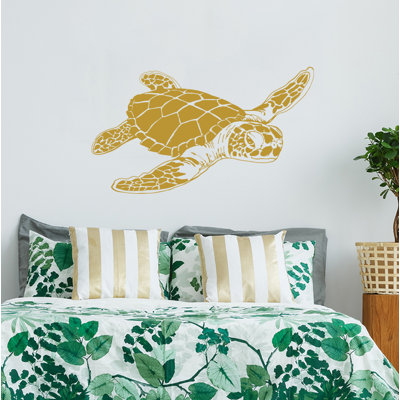 Décalcomanie murale tortue de mer
