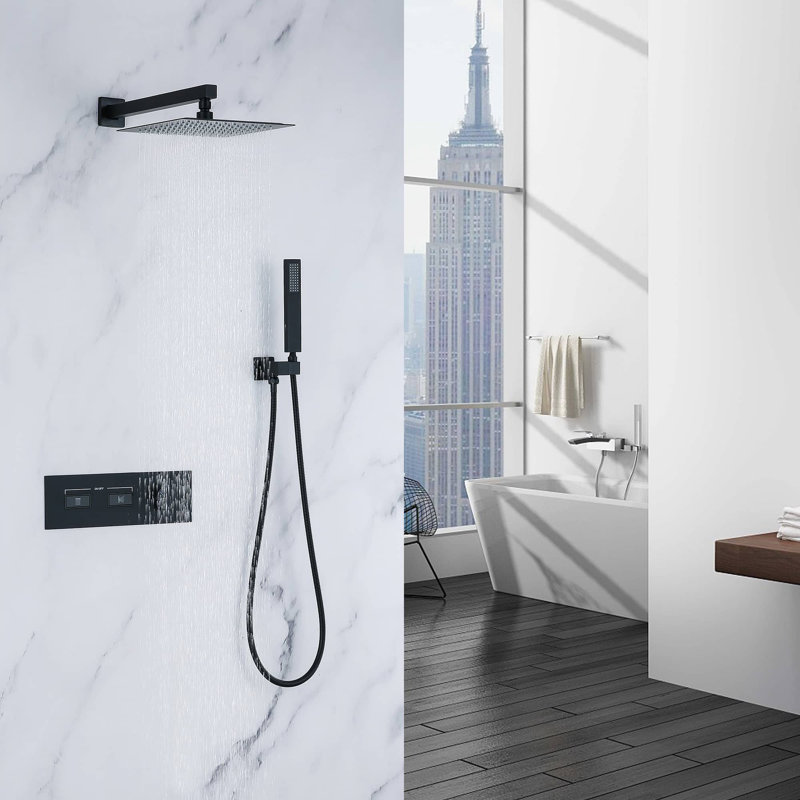 Système de douche complet avec valve brute