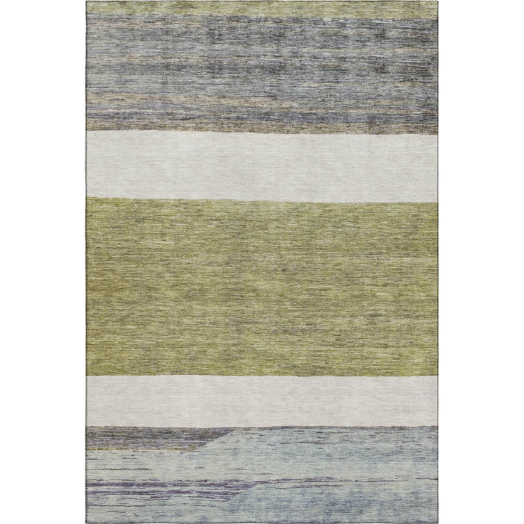 Premium Machine Washable Marasco AMF1624 Stripes Rug
