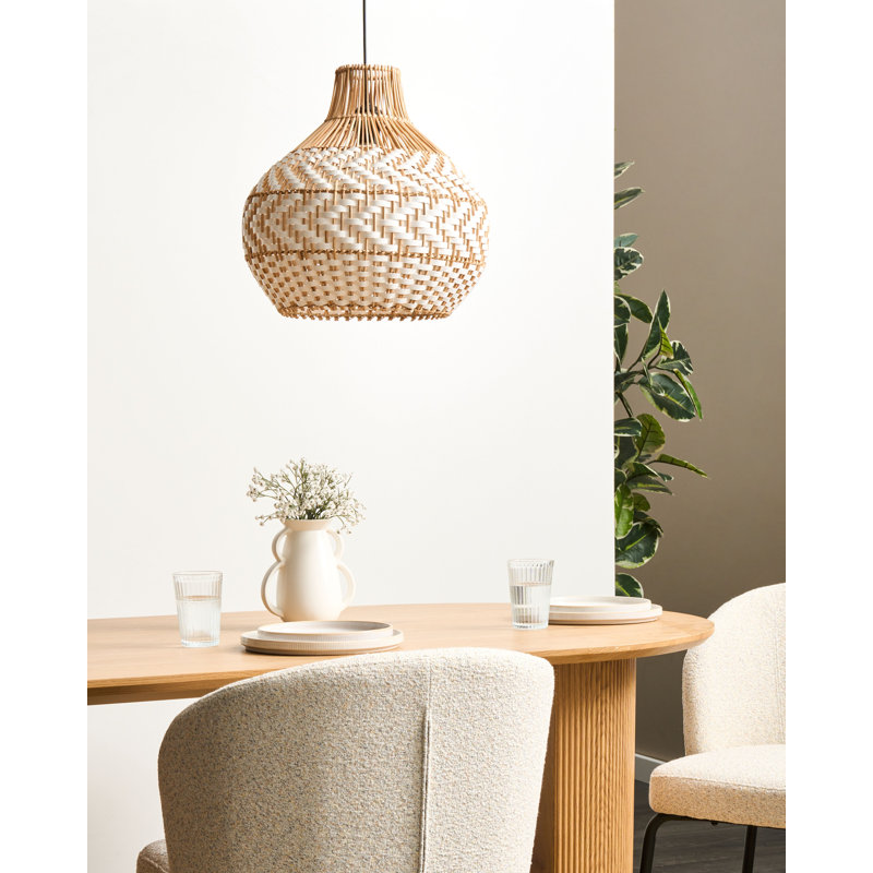 1 - Light Natural Unique/Statement Pendant