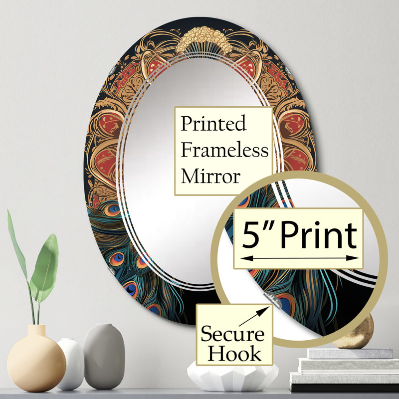 Miroir mural Wolfheart, 30 po x 20 po