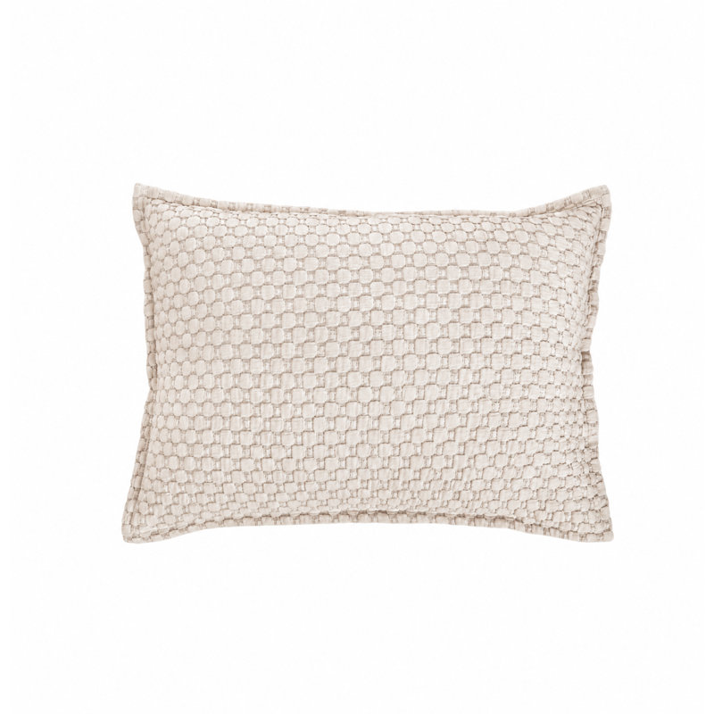 Taie décorative 100% coton Avalon, Light Oatmeal, Standard