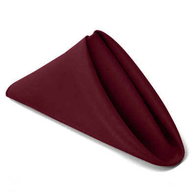 Table Napkins 10-Pack | 19x19 Inch Polyester | Luxury 180gsm Extra Soft & Absorbent | Machine Washable Dinner Napkins for Weddings, Parties & Everyday Dining