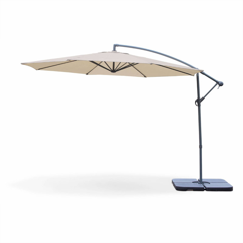Nia 350cm Cantilever Parasol, Beige