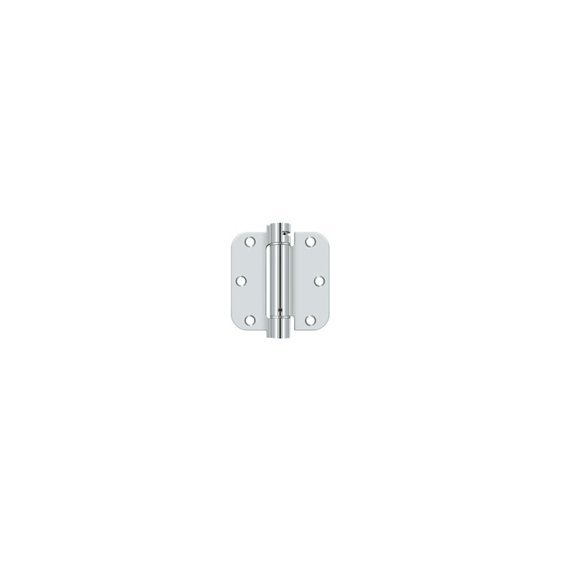 Steel Hinge, Polished Chrome