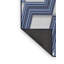Tapis bleu à motif géométrique Klar-1381220009