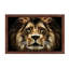 The Lion 1 Piece Floater Frame Painting on Canvas-1823628301-1823628293