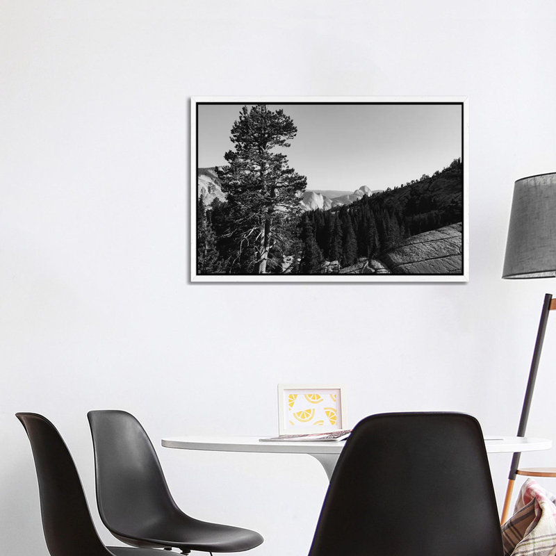 Olmsted Point, Yosemite National Park 1 Piece Wall Art on Canvas, 66.04cm H x 101.6cm W x 3.81cm D, White Framed