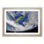 Curve of Planet Earth in Abstract - Picture Frame Graphic Art Print-55679835-55679836
