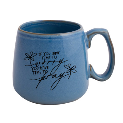 Si vous avez le temps de vous inquiéter de la tasse à café en céramique Heirloom Designer - Contient 15 oz