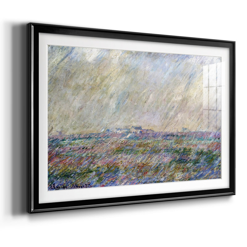 La pluie, 1886, Noir, H 19 po x l 27 po x P 1,5 po