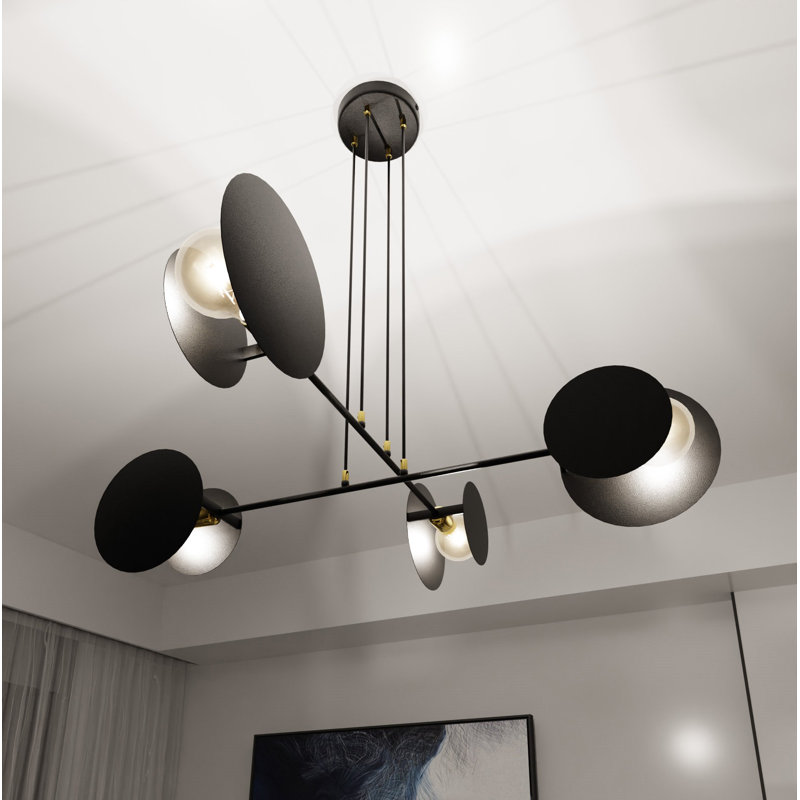 Murray 4 - Light Cluster Pendant, Black