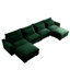 Fauteuil en velours côtelé Big Big-329409757