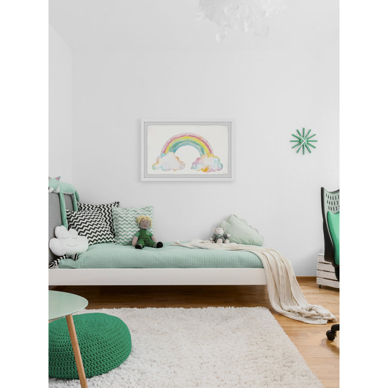 «Gaddy Rainbow Pastel», reproduction encadrée, H 12 po x l 18 po x P 1,5 po