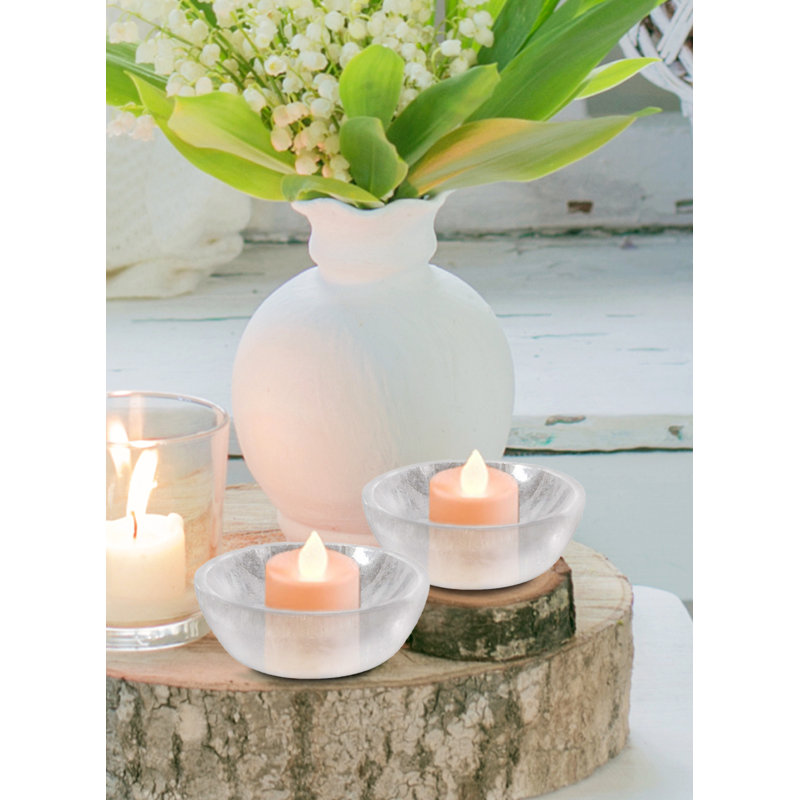 Bol de remplissage en cristal de sélénite Serene Spaces Living