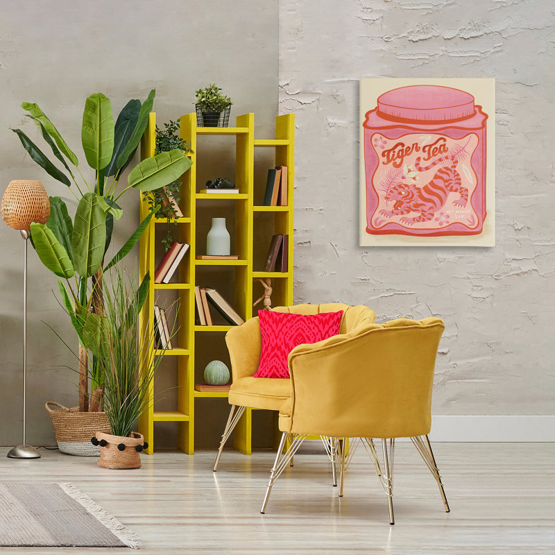 «Tiger Tea Traditional Style» par Carrie Cantwell, H 30 po x l 24 po