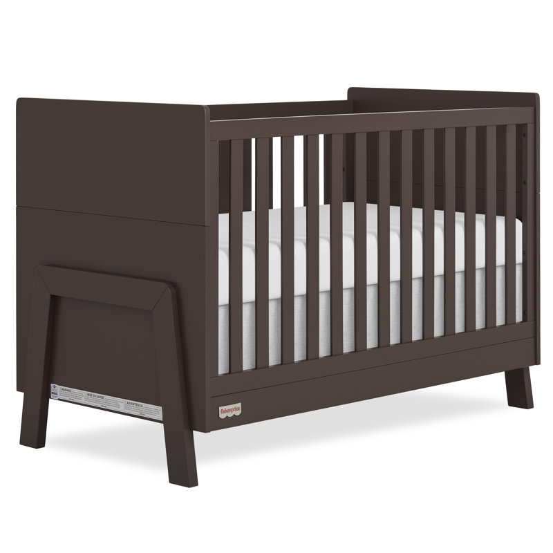 Lit de bébé convertible 5 en 1 Fisher Price Iris By, Morceaux de chocolat