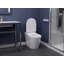 Toilette de bidet allongée ANZZI Echo 1,28 GPF (siège inclus)-94486767