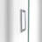 DreamLine Unidoor-LS 28 inch W x 72 inch H Frameless Hinged Shower Door in Chrome-44683770-122846574