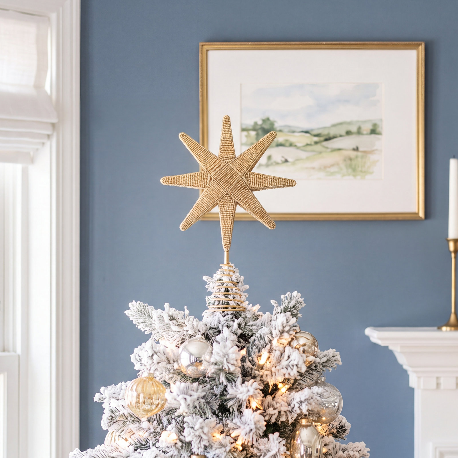 16" Tree Topper, Gold