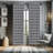 Abstract Semi-Sheer Rod Pocket Curtain Panel-45236179