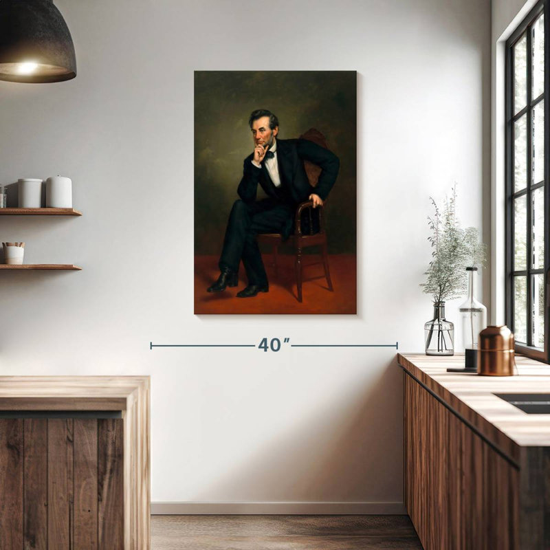 Keiri Abraham Lincoln Portrait, 39" H x 26" W